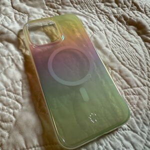 Velvet Caviar iPhone 14 ProMax Rainbow Opalescent Case w/ MagSafe Compatibility